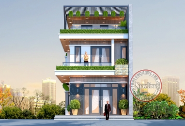 Điểm chạm của sự tinh tế và tiện nghi - mẫu nhà phố hiện đại 3 tầng tại Thái Nguyên NO2509