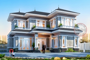 Ngắm nhìn mẫu nhà vườn 2 tầng mái Nhật tuyệt đẹp tại Bắc Giang 2 Tỷ BT2512