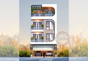 Giải Pháp Nhà Phố Hiện Đại 7x10m Tối Ưu Chi Phí – NewLine Thiết Kế Cho Anh Định Ở Hà Nội BT2513