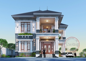 Bình Yên Mẫu Nhà Vườn 2 Tầng Mái Nhật 5 Phòng Ngủ Đẹp Tại Bắc Ninh BT2616