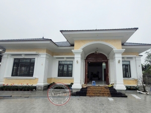 Mê mẩn trước hình hài cuốn hút căn biệt thự vườn mái nhật tại Phú Thọ BT2504