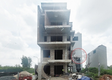 Hình hài mẫu biệt thự 5 tầng hiện đại dần hiện lên ngày càng cuốn BT2516
